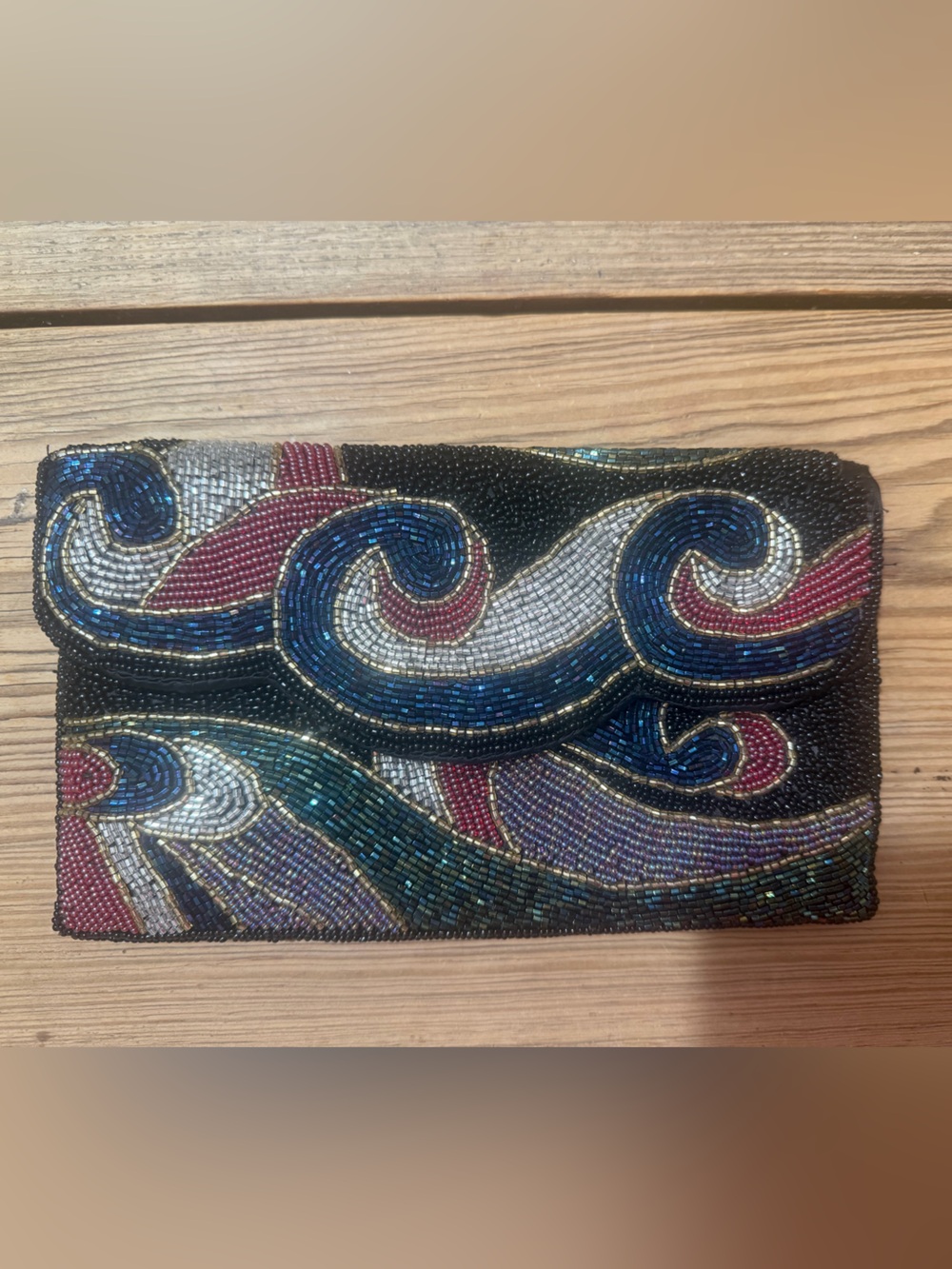 Beaded Clutch Purse, with a Vintage Look
